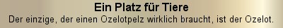 Ein Platz fr Tiere